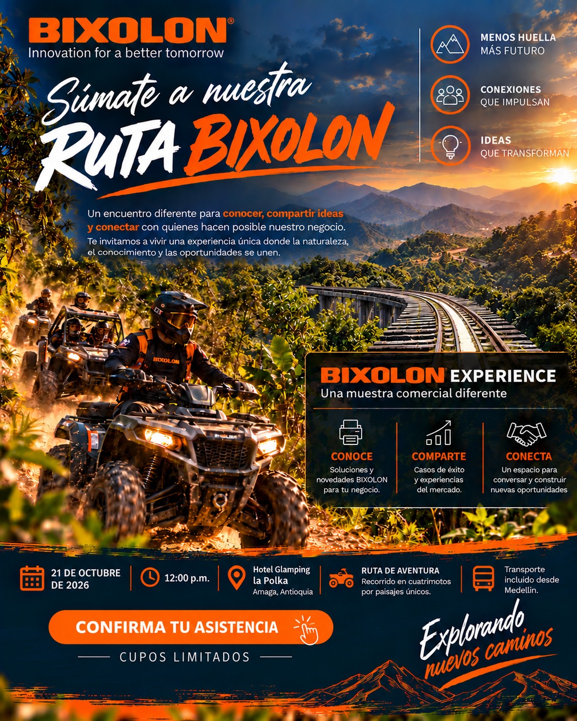 Afiche Oficial Ruta Bixolon 2026